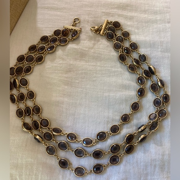 Banana Republic Multi Chain with Bezel Stones Statement Necklace‎ - Picture 12 of 12